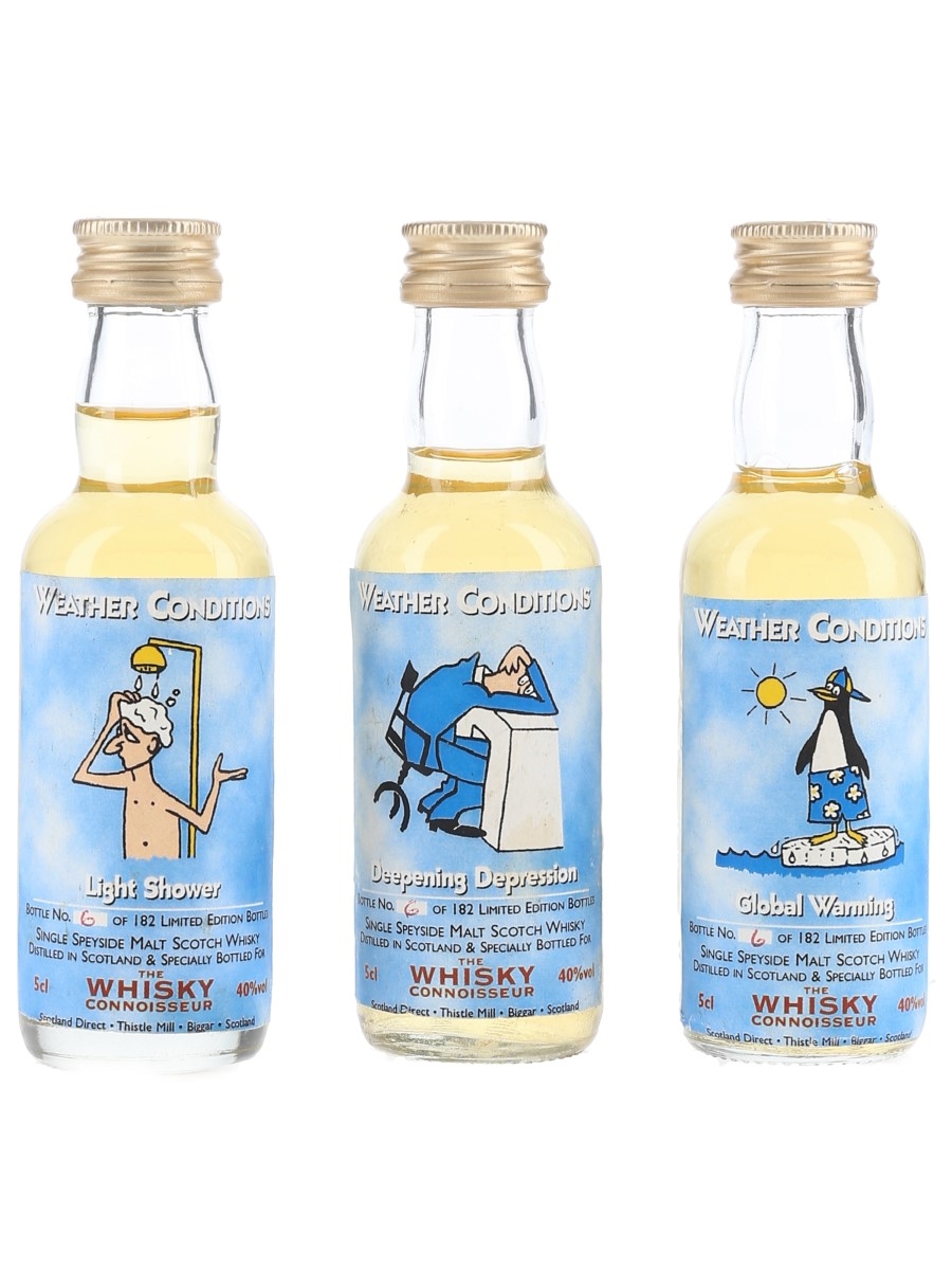 Weather Conditions The Whisky Connoisseur 3 x 5cl / 40%