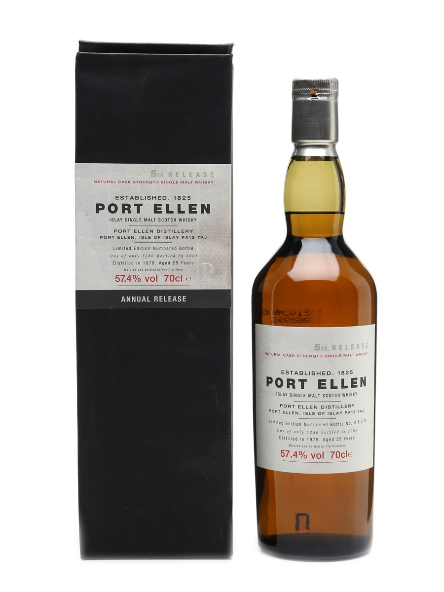 Port Ellen 1979 – 5th Release 25 Years Old 70cl