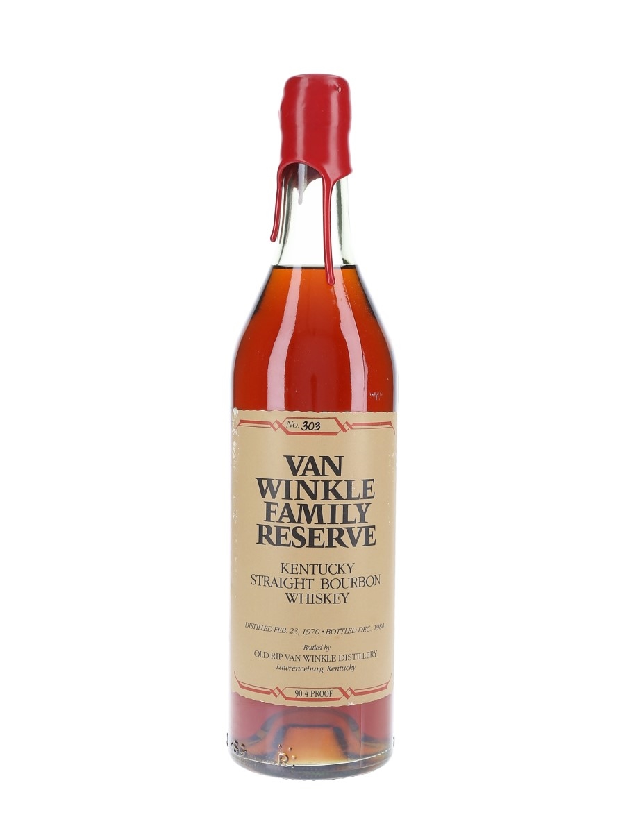Van Winkle 1970 Family Reserve Bottled 1984 - Stitzel Weller 75cl / 45.2%