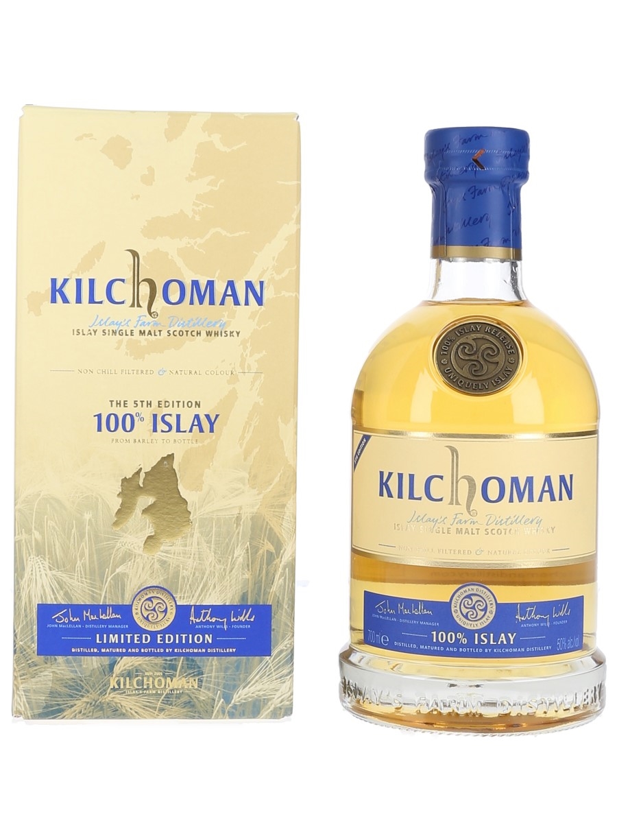 Kilchoman 100% Islay Bottled 2015 - 5th Edition 70cl / 50%