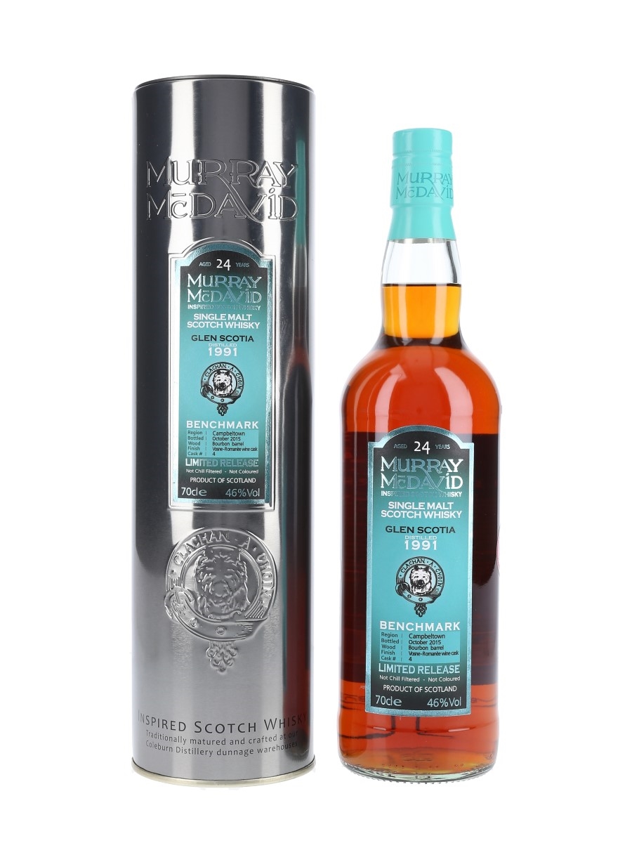 Glen Scotia 1991 24 Year Old Bottled 2015 - Murray McDavid 70cl / 46%