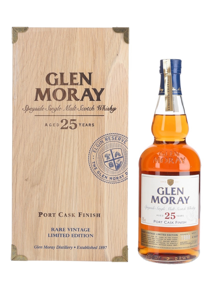 Glen Moray 1988 25 Year Old Port Finish Limited Edition 70cl / 43%