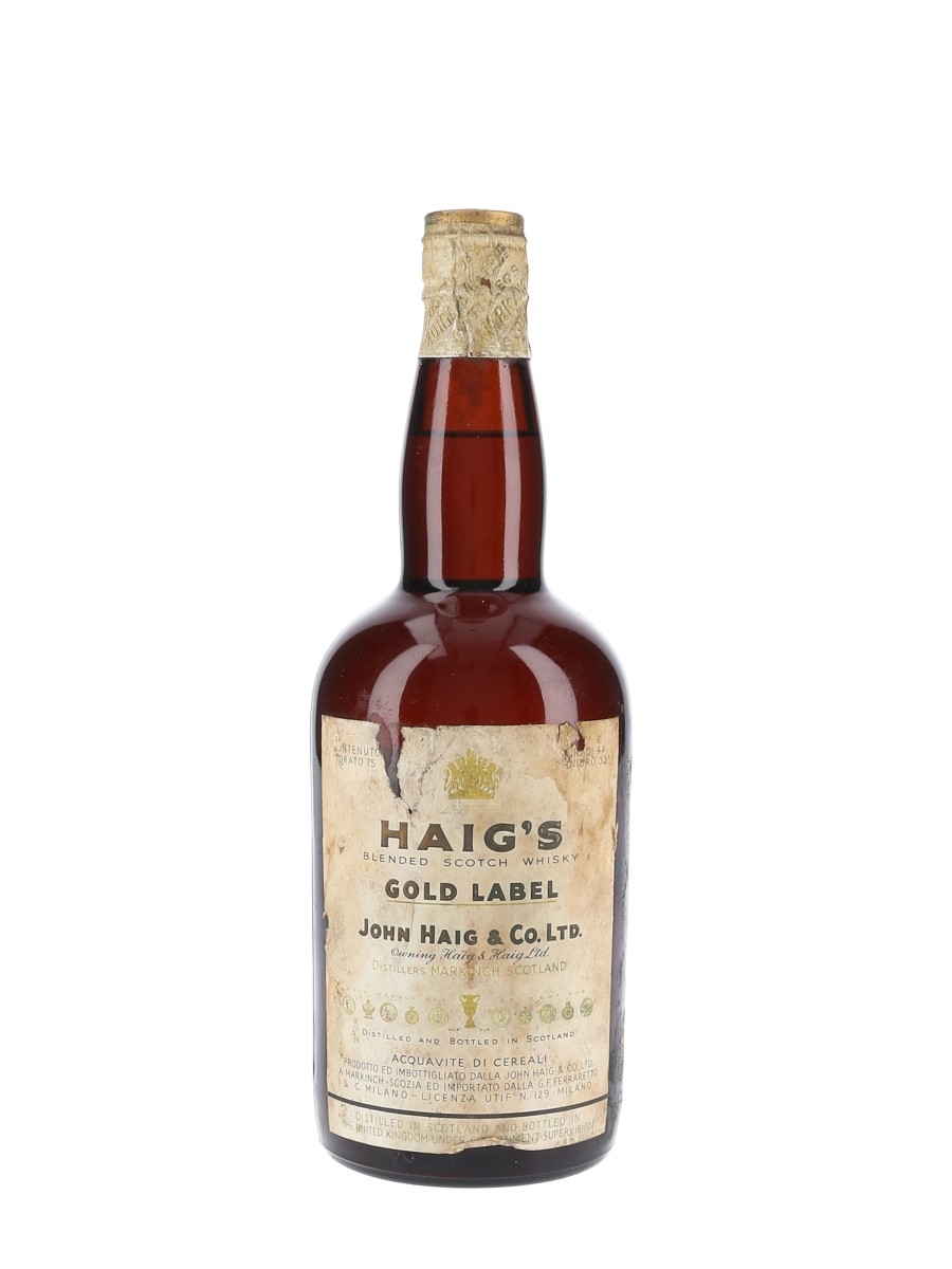Haig Gold Label Spring Cap Bottled 1960s 75cl / 44%