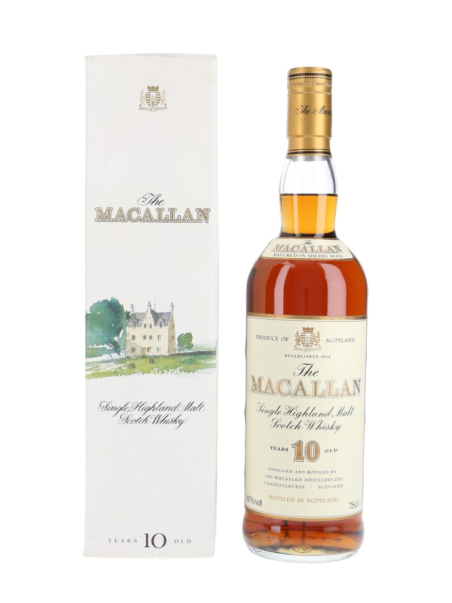 Macallan 10 Year Old Bottled 1980s - Kellock Limited 75cl / 40%