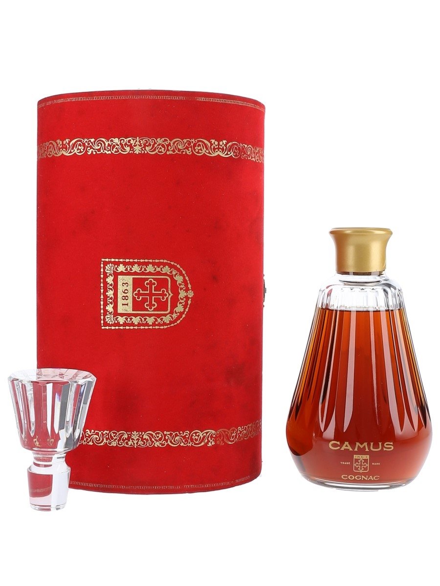 CAMUS 1863 TRADE MARK COGNAC バカラクリスタルボトル - 酒