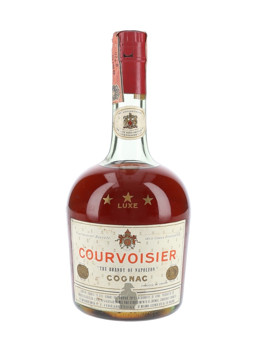 Courvoisier 3 Star Luxe Bottled 1960s-1970s - Ferraretto 73cl / 40%
