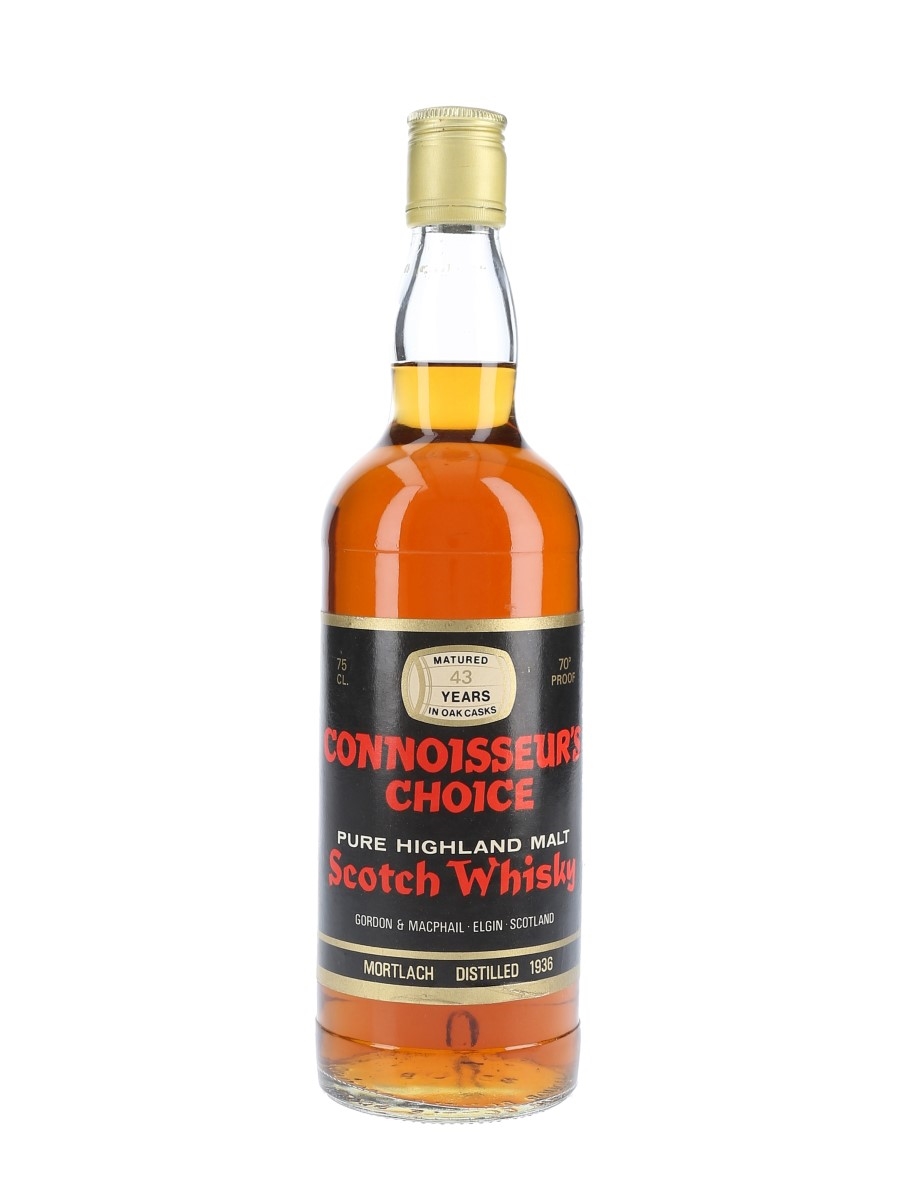 Mortlach 1936 43 Year Old Bottled 1980s - Connoisseurs Choice 75cl / 40%
