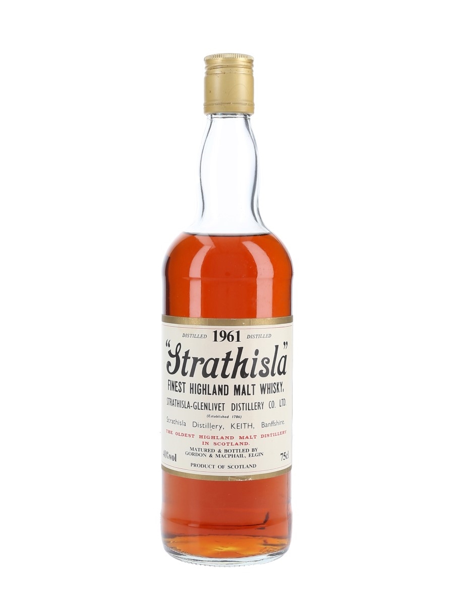 Strathisla 1961 Bottled 1980s - Gordon & MacPhail 75cl / 40%