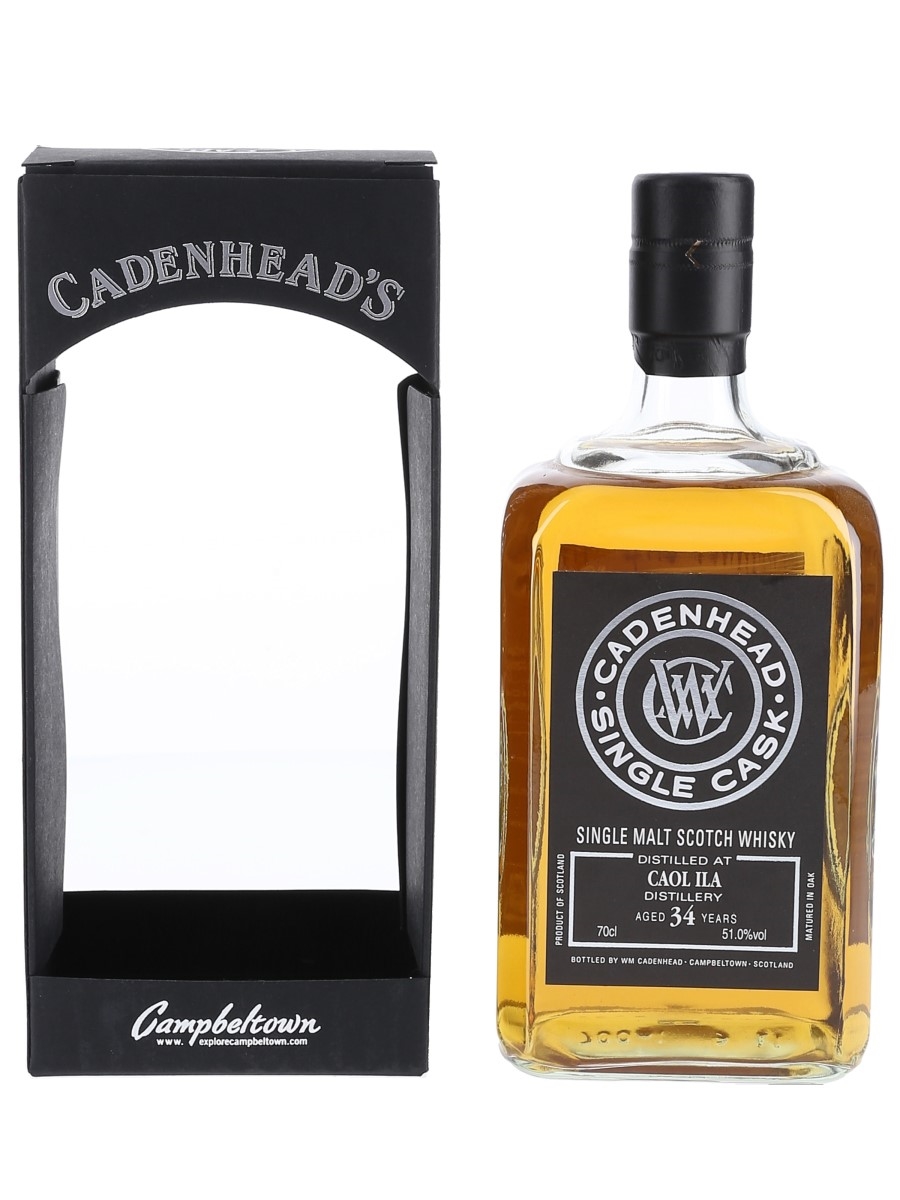 Caol Ila 1984 34 Year Old Bottled 2018 - Cadenhead's 70cl / 51%