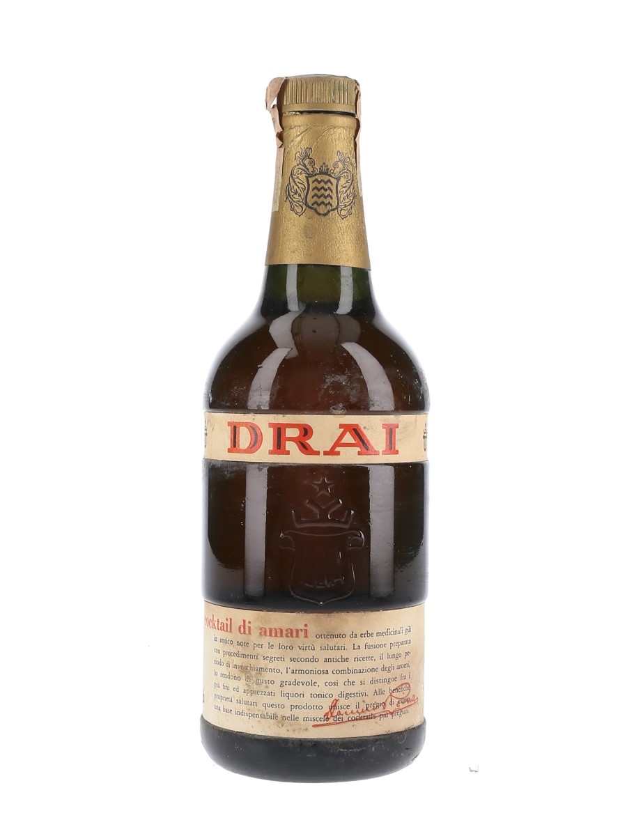 Saronno Drai Amaro Extra Secco Bottled 1950s 75cl / 36%