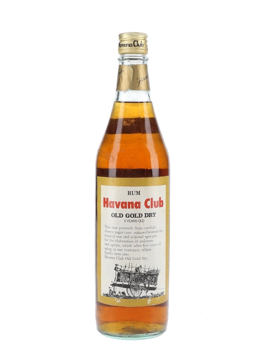 Havana Club Old Gold Dry 5 Year Old - Lot 70441 - Buy/Sell Rum Online