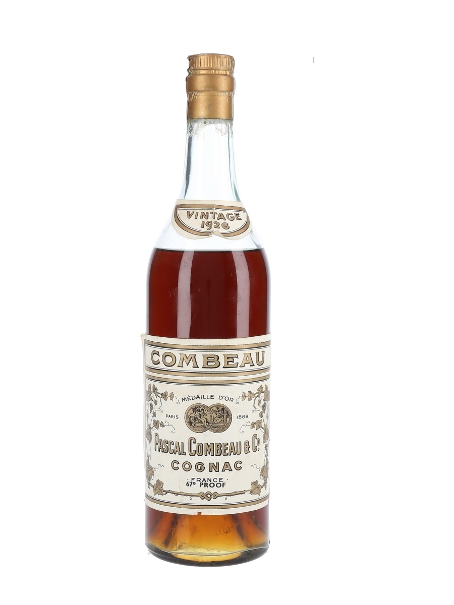Combeau Vintage 1926 Cognac Bottled 1950s-1960s 70cl / 38.2%