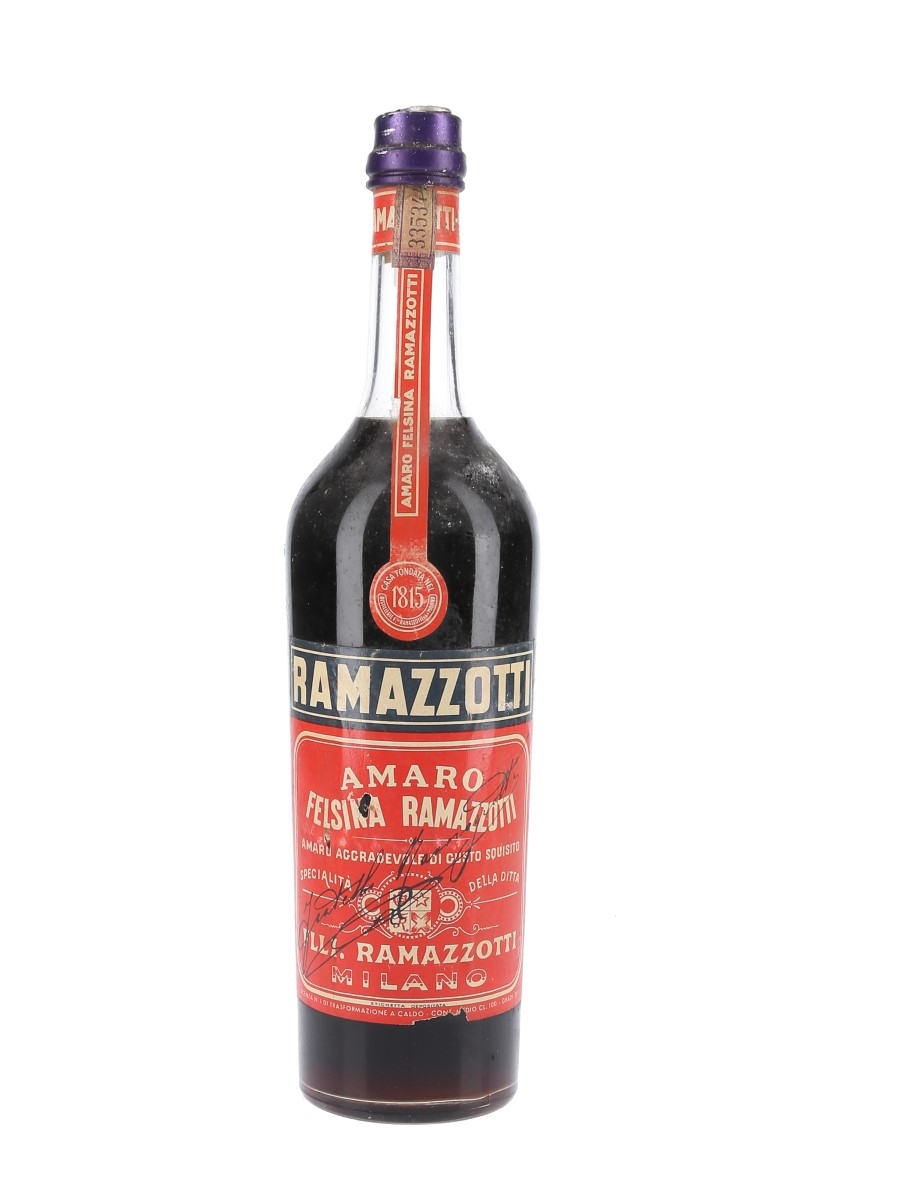 Ramazzotti Amaro Bottled 1960s 100cl / 30%