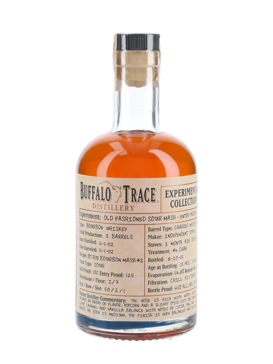 Buffalo Trace 2002 13 Year Old Bottled 2015 - Experimental Collection 37.5cl / 45%
