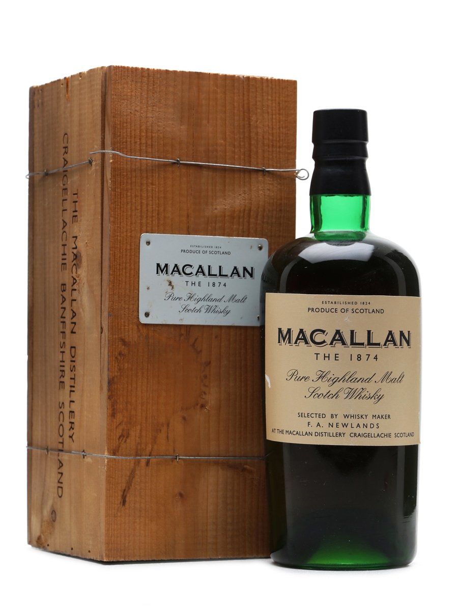 Macallan 1874 Replica Wooden box 70cl