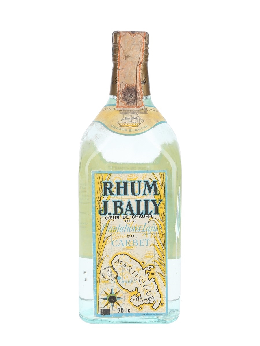 J Bally Grappe Blanche Rhum Bottled 1960s-1970s - Martinique 75cl / 50%
