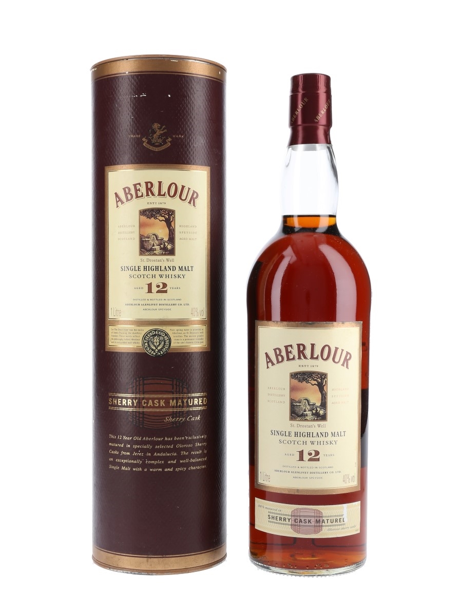 Aberlour 12 Year Old Sherry Cask Bottled 2000s 100cl / 40%