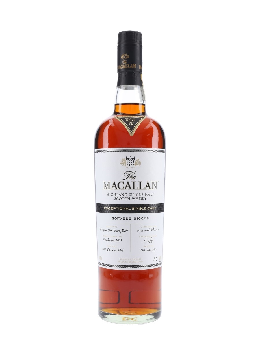 Macallan 2003 Exceptional Single Cask 13 2017 Release 70cl / 60%