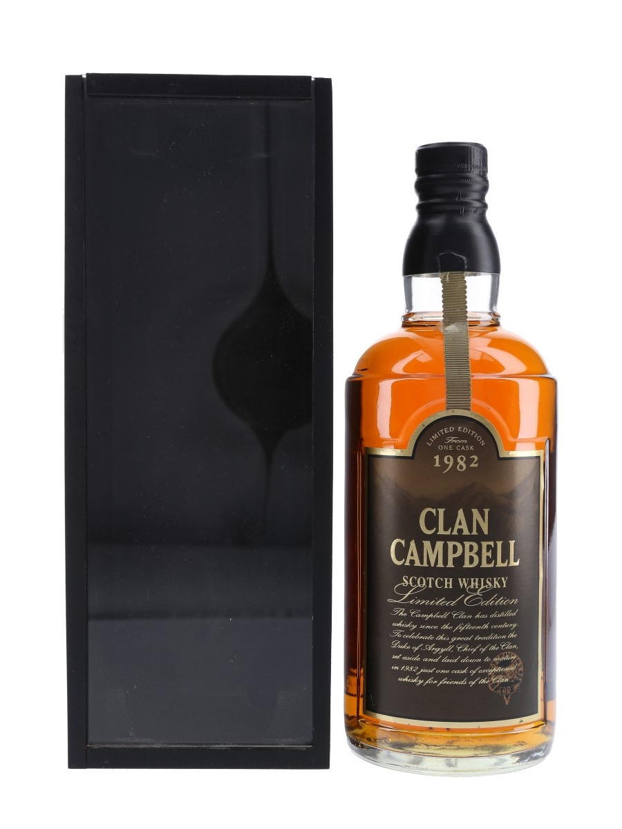Clan Campbell 1982 15 Year Old Friends Of The Clan 70cl
