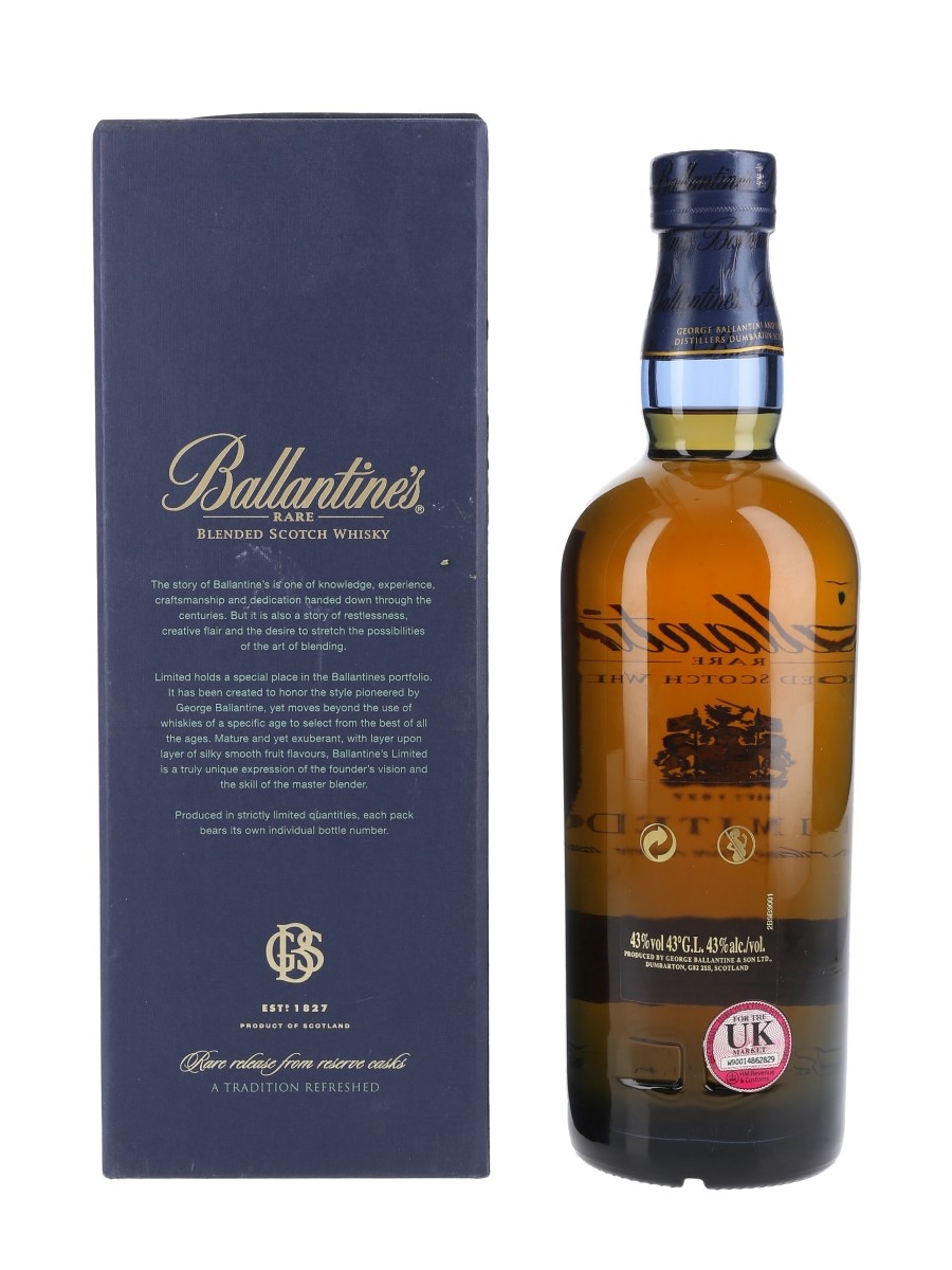 Ballantine's Limited - Lot 70537 - Buy/Sell Blended Whisky Online