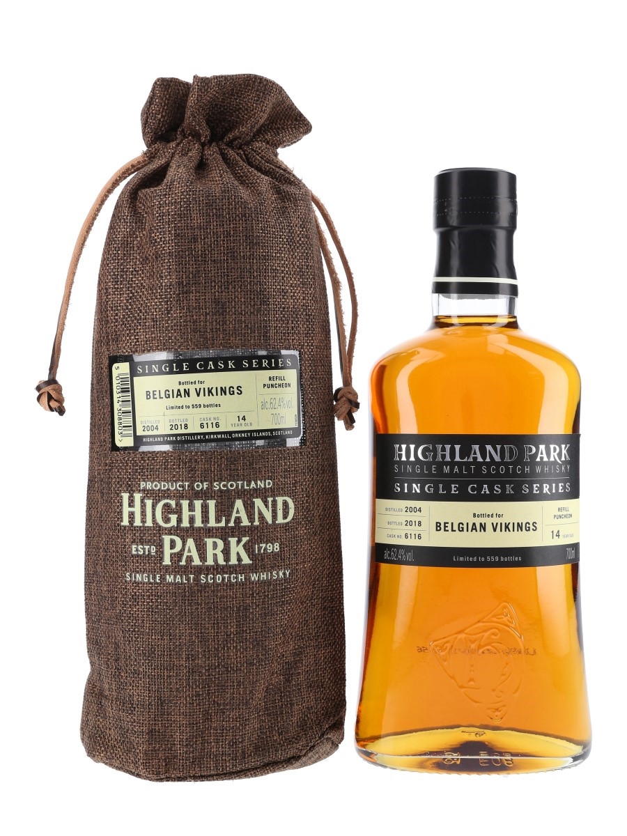 Highland Park 2004 14 Year Old Bottled 2018 - Belgian Vikings 70cl / 62.4%