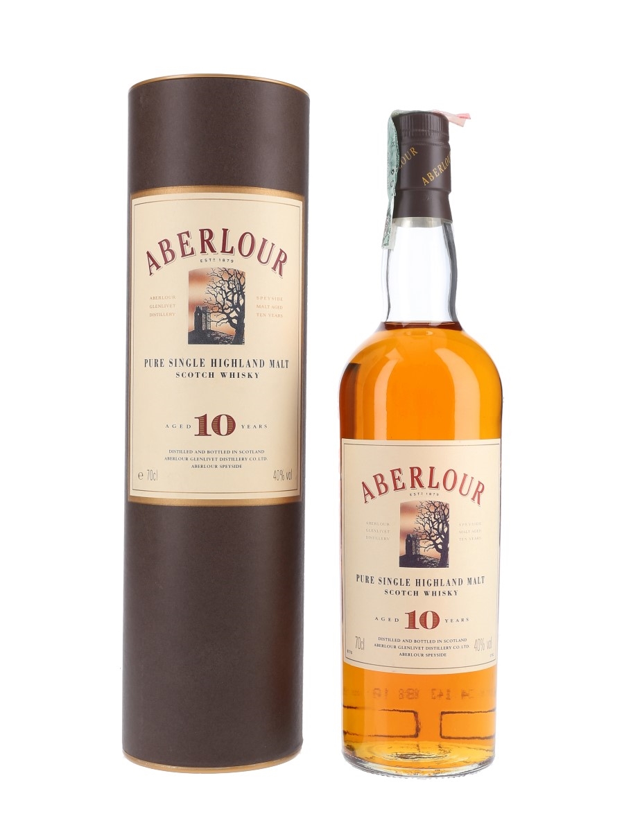 Aberlour 10 Year Old Bottled 1990s - Ramazzotti 70cl / 40%