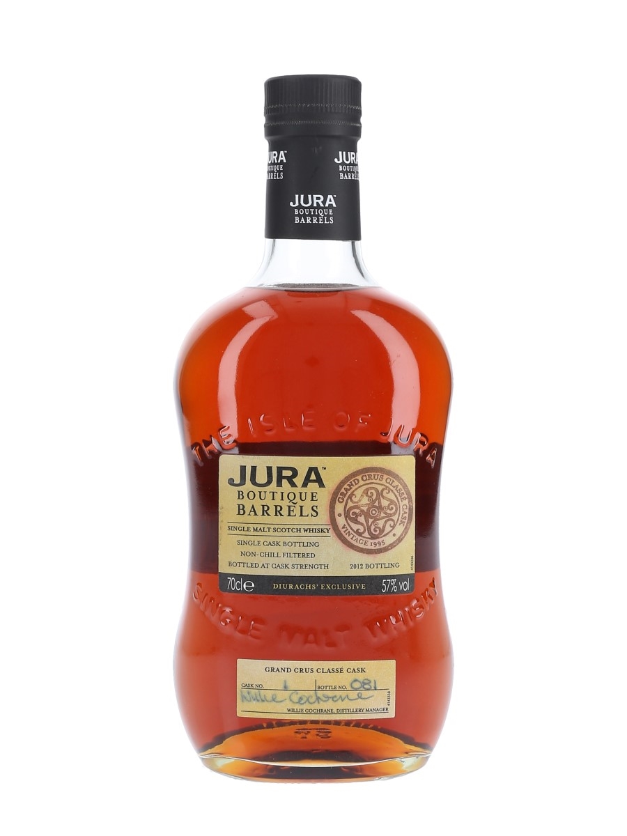 Jura 1995 Boutique Barrels Bottled 2012 - Grand Crus Classe Cask #1 70cl / 57%