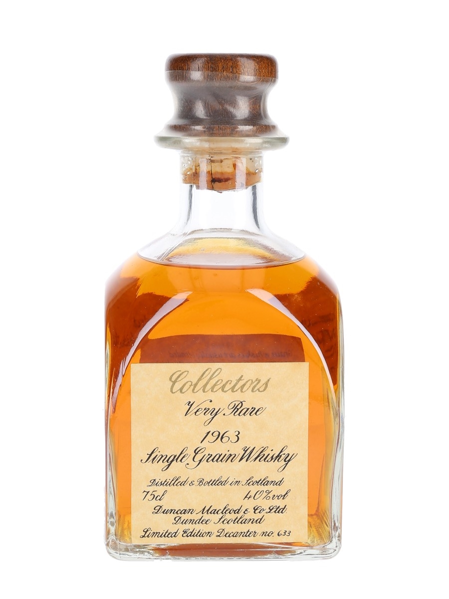 Collectors Very Rare 1963 Single Grain Whisky - Lot 71191 - Buy/Sell ...