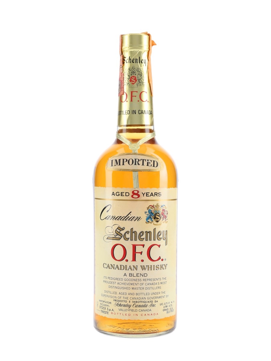 Schenley OFC 8 Year Old Bottled 1981 - Stock 75cl / 43.4%