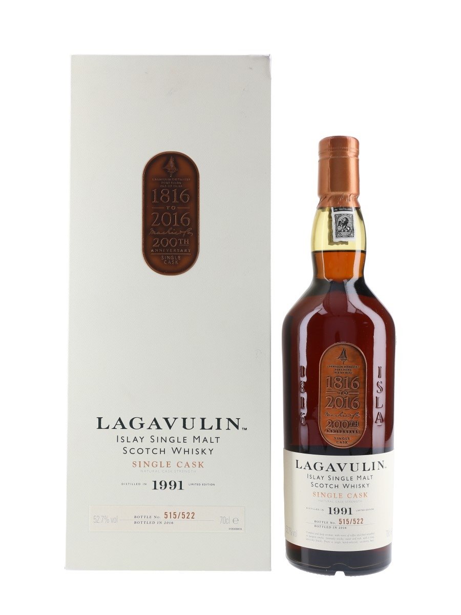 Lagavulin 1991 200th Anniversary Charity Bottling 70cl / 52.7%