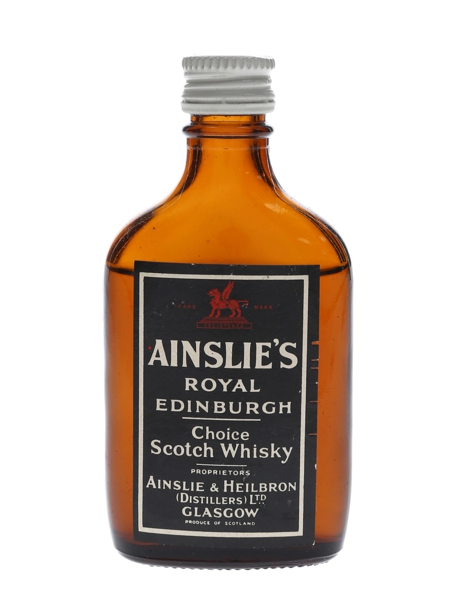Ainslie's Royal Edinburgh Bottled 1960s 5cl