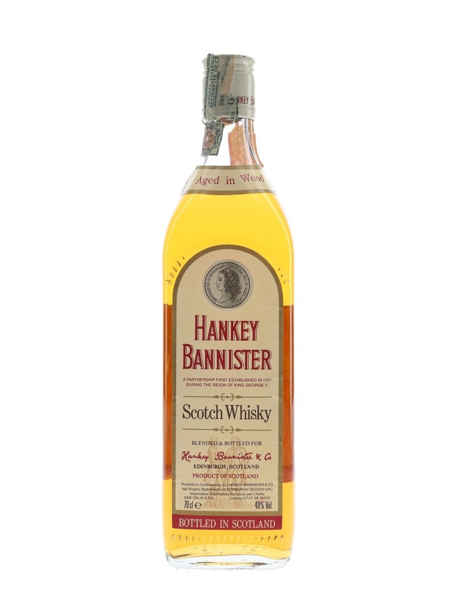 Hankey Bannister Bottled 1990s - Dab Italia 70cl / 40%
