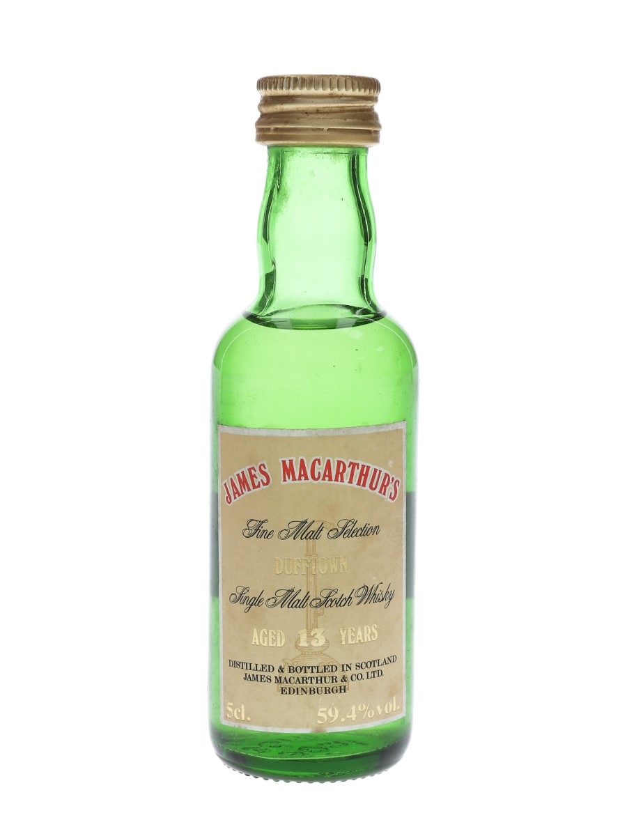 Dufftown 13 Year Old Mini Bottle Club 1991 - James MacArthur's 5cl / 59.4%