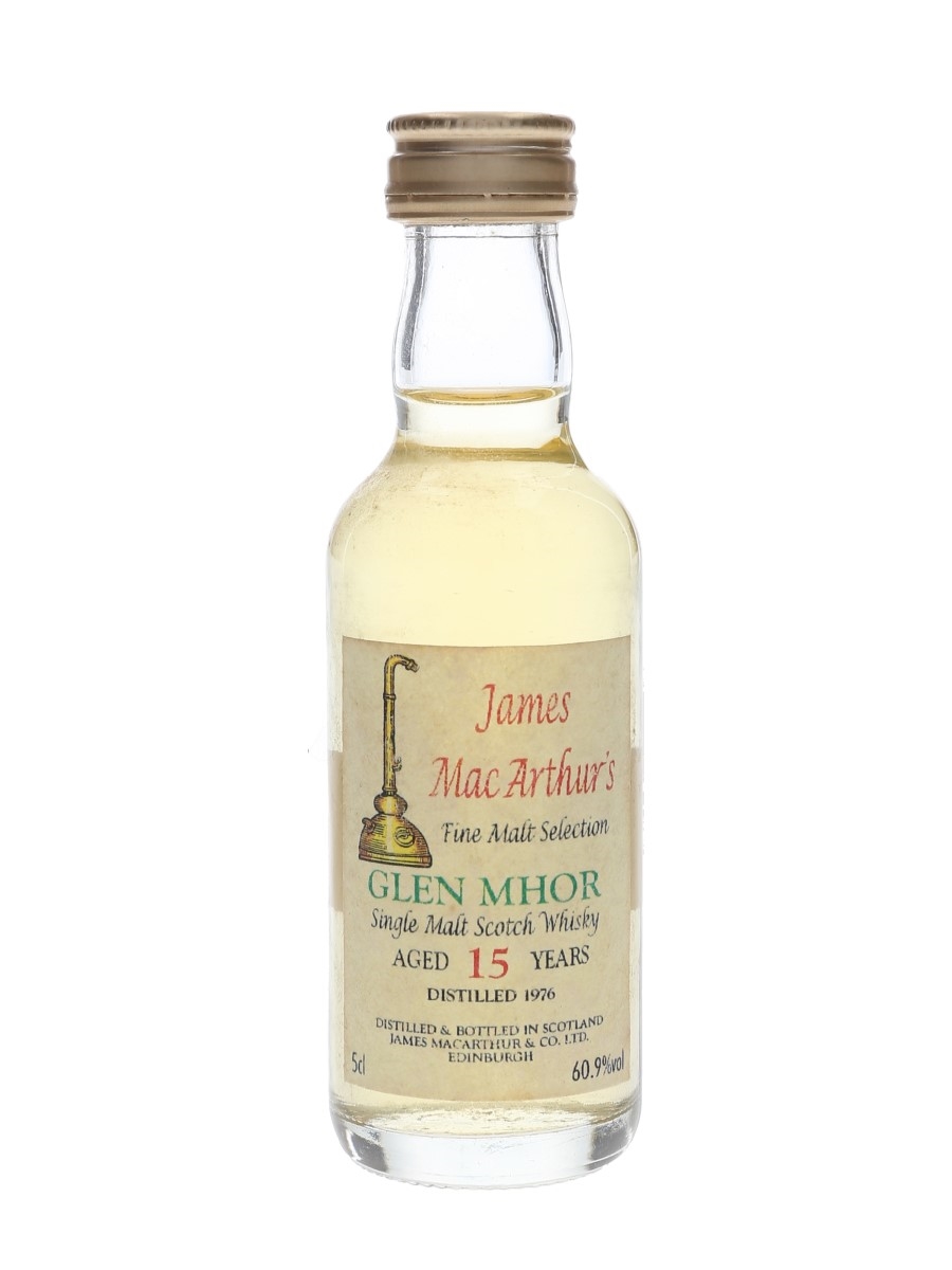 Glen Mhor 1976 15 Year Old Mini Bottle Club 1993 - James MacArthur's 5cl / 60.9%