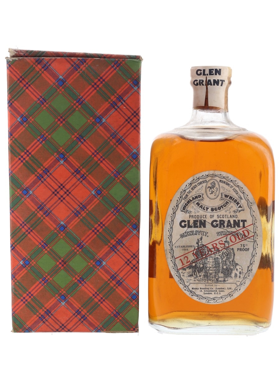 Glen Grant 12 Year Old Bottled 1970s 75cl / 43%