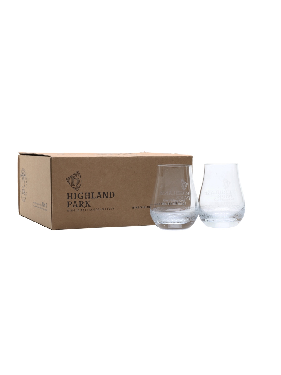 Highland Park Viking Code Glasses Set of 9 