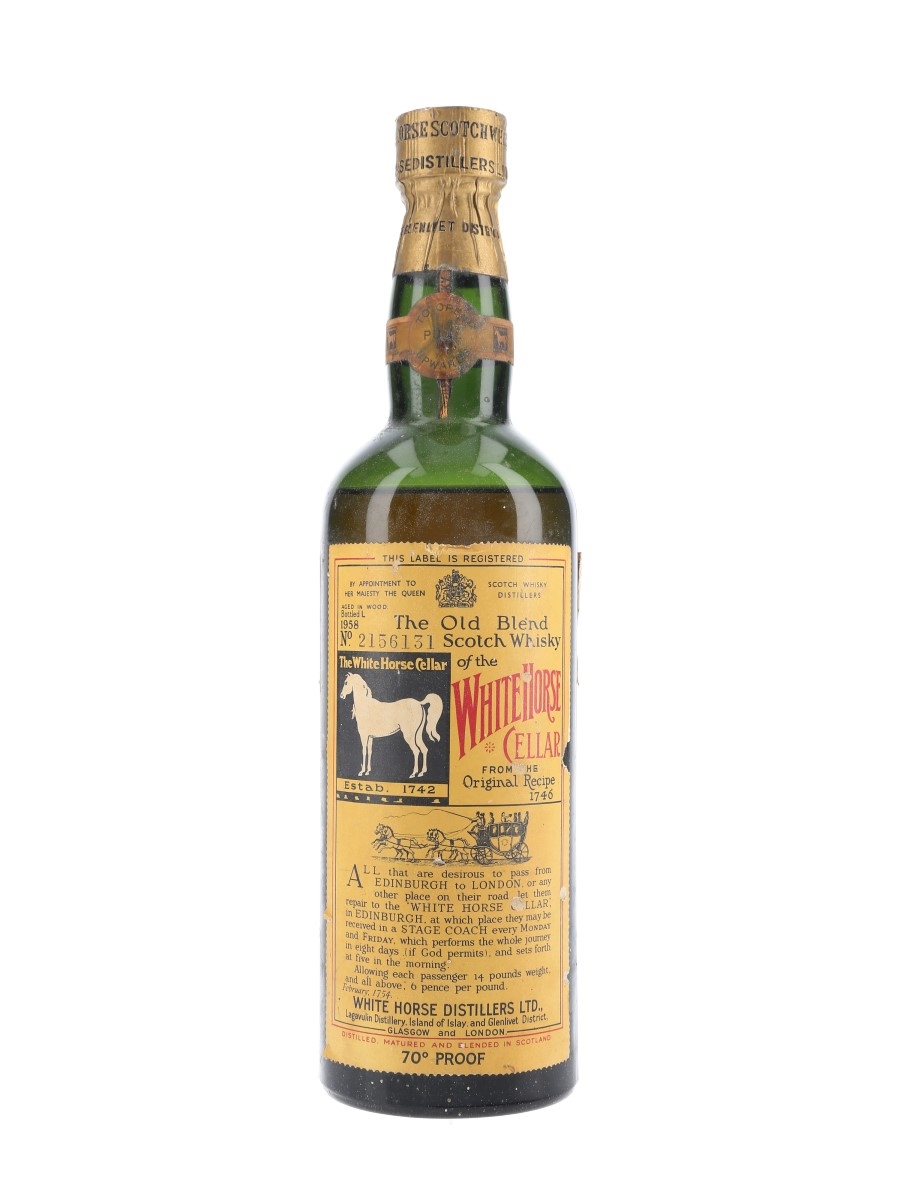 White Horse Bottled 1958 75cl / 40%