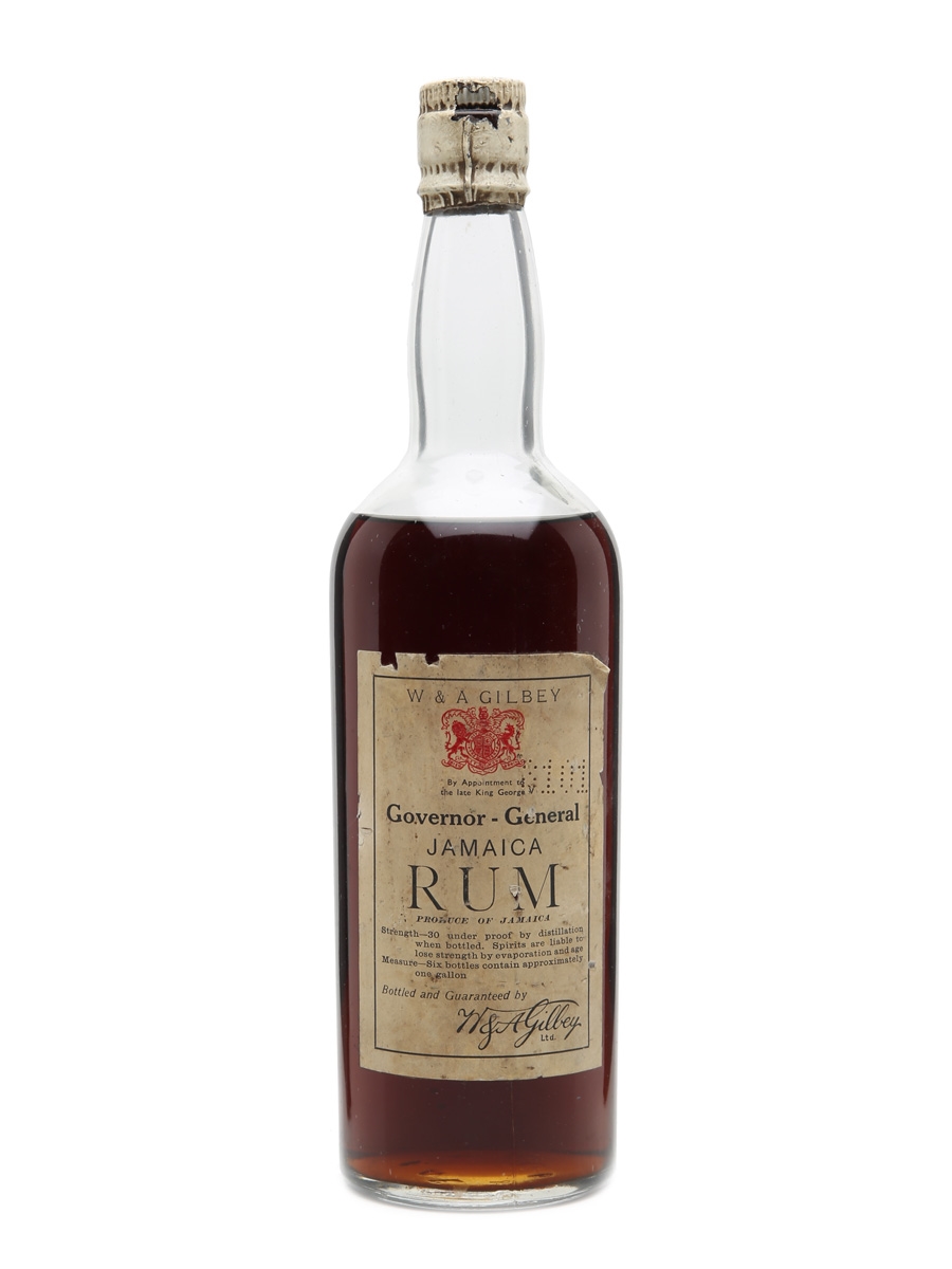 Jamaican Rum Bottled 1930s 75cl