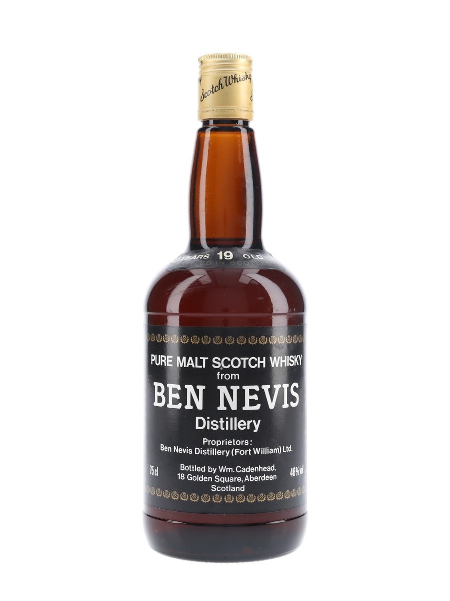 Ben Nevis 19 Year Old Bottled 1980s - Cadenhead 'Dumpy' 75cl / 46%