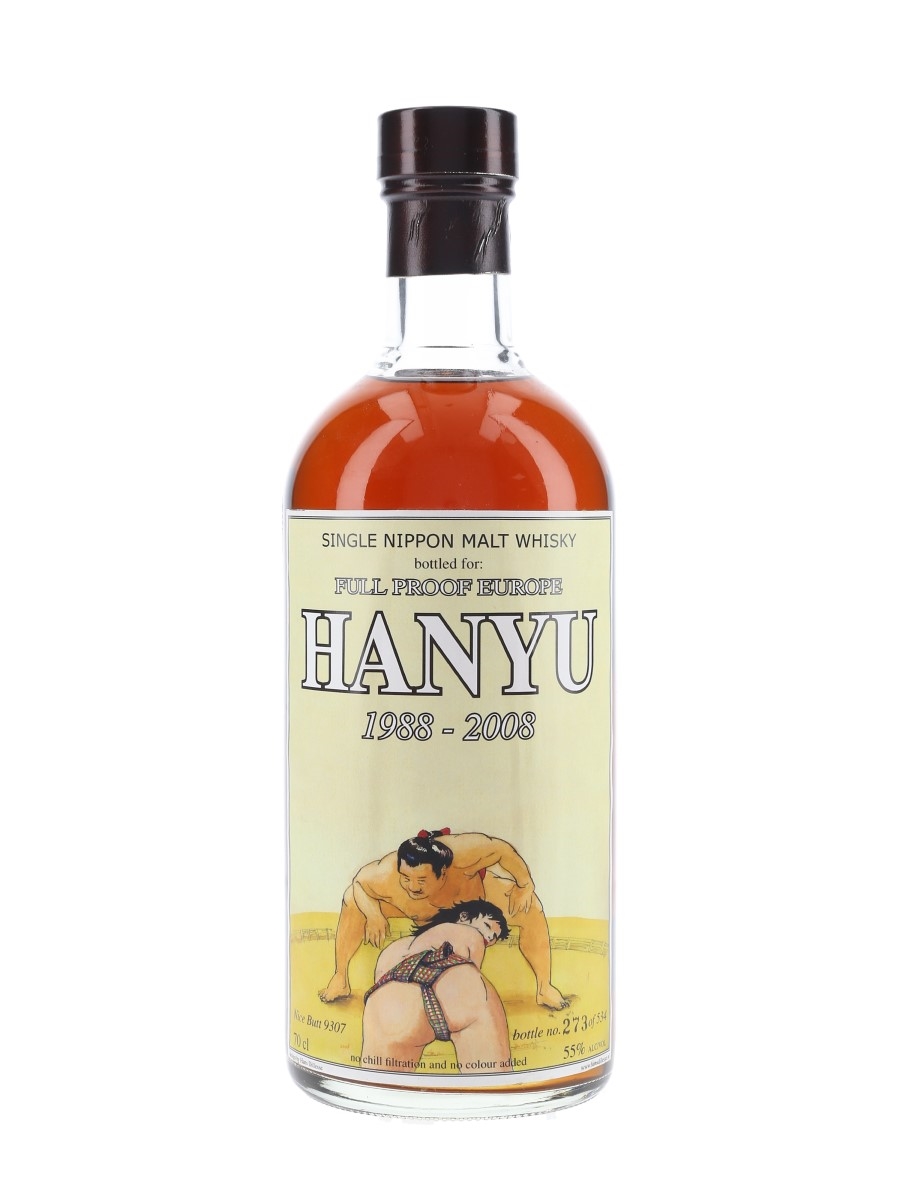 Hanyu 1988 Nice Butt #9307 Bottled 2008 - Full Proof Europe 70cl / 55%