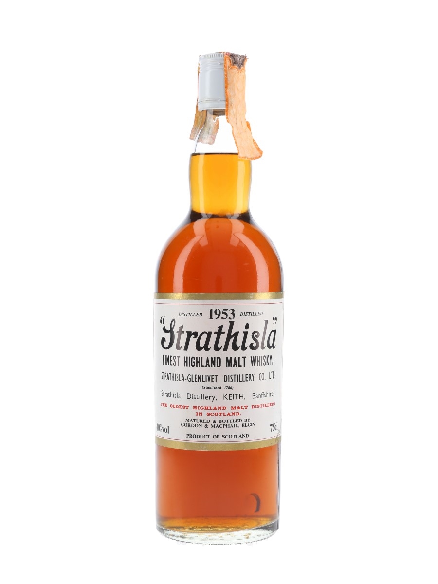 Strathisla 1953 Bottled 1980s - Gordon & MacPhail 75cl / 40%