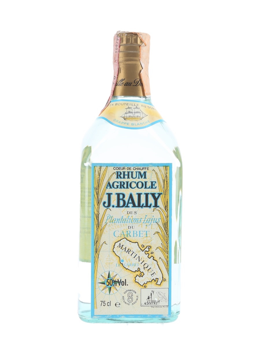 J Bally Grappe Blanche Rhum Bottled 1980s - Martinique 75cl / 50%