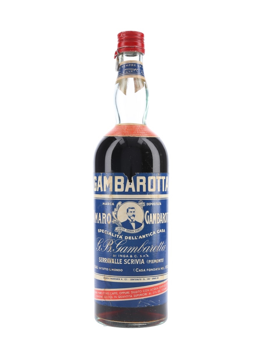 Gambarotta Amaro Bottled 1950s 100cl / 34%