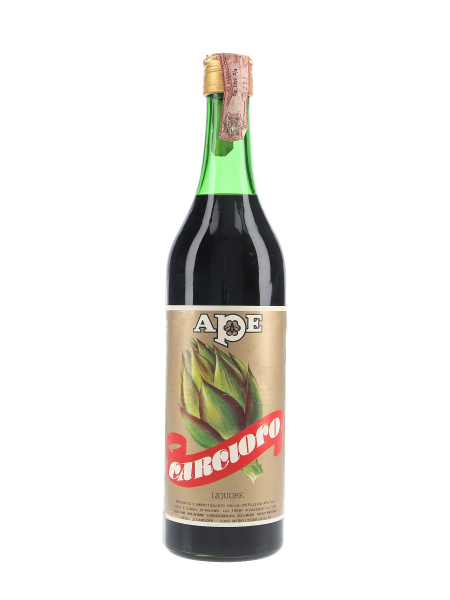 Ape Carciofo Liqueur Bottled 1970s 75cl / 18%