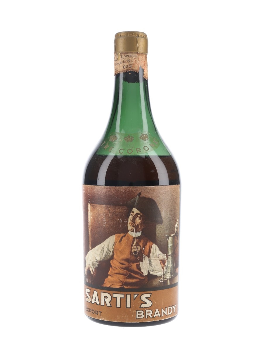 Sarti's Tre Corone Brandy Bottled 1950s-1960s 75cl / 41%