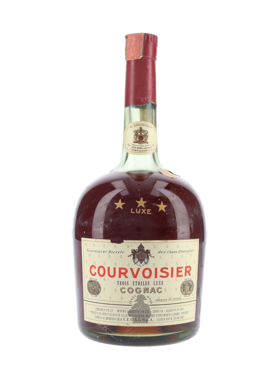 Courvoisier 3 Star Luxe Bottled 1960s-1970s - Large Format 150cl / 40%
