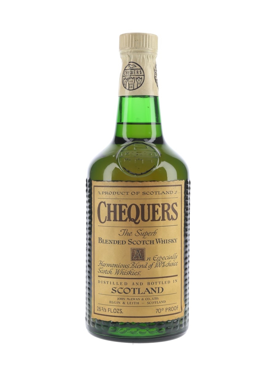 Chequers Superb Bottled 1960s 75.7cl / 40%