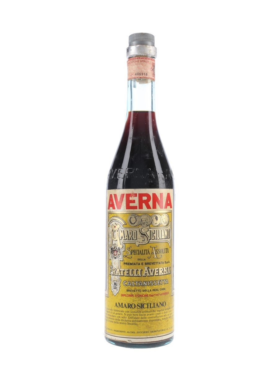 Fratelli Averna Amaro Siciliano Bottled 1970s-1980s 75cl / 34%