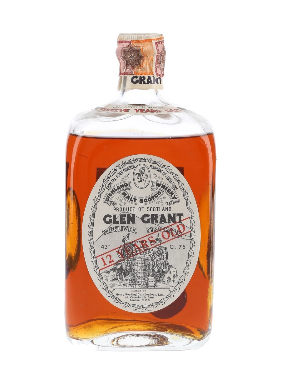 Glen Grant 12 Year Old Bottled 1960s - Giovinetti 75cl / 43%