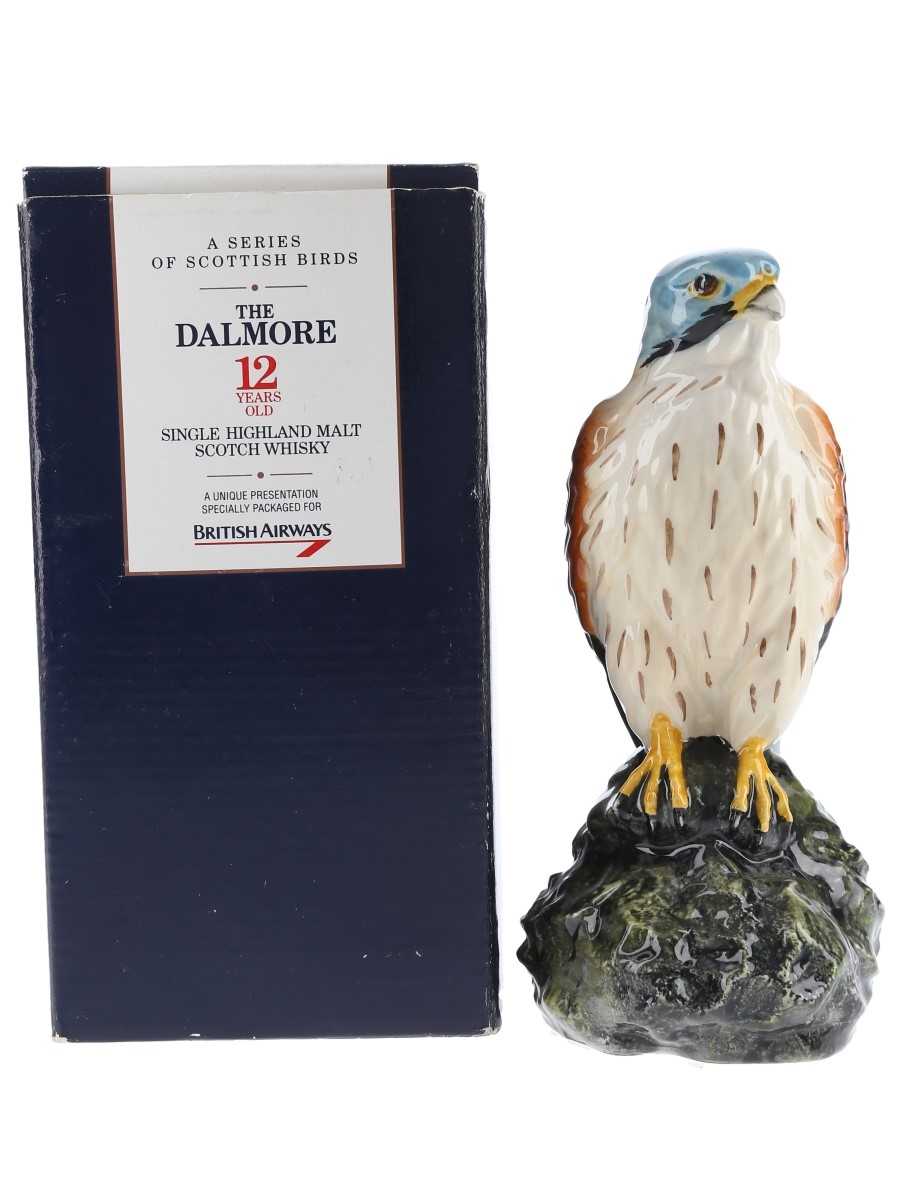 Dalmore 12 Year Old Kestrel Scottish Birds - Royal Doulton Ceramics 1979 20cl / 43%